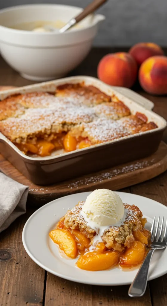 peach cobbler bay rachel recipe