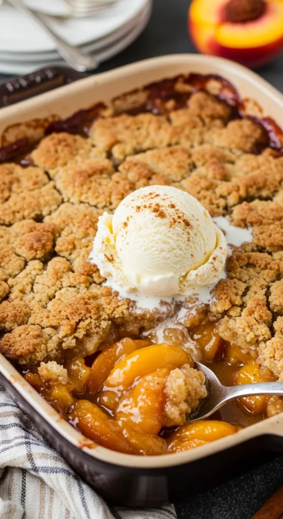 peach cobbler with cake mix recipe