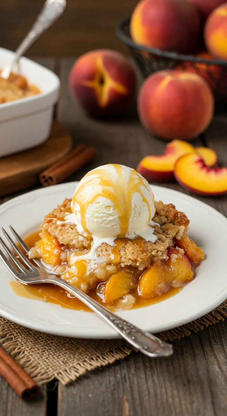 peach cobbler with cake mix recipe