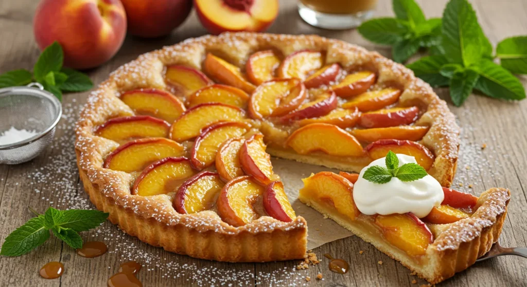 peach tart recipe