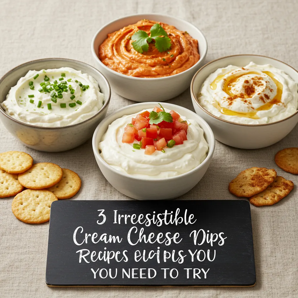 3 Irresistible Cream Cheese Dip Recipes You Need to Try