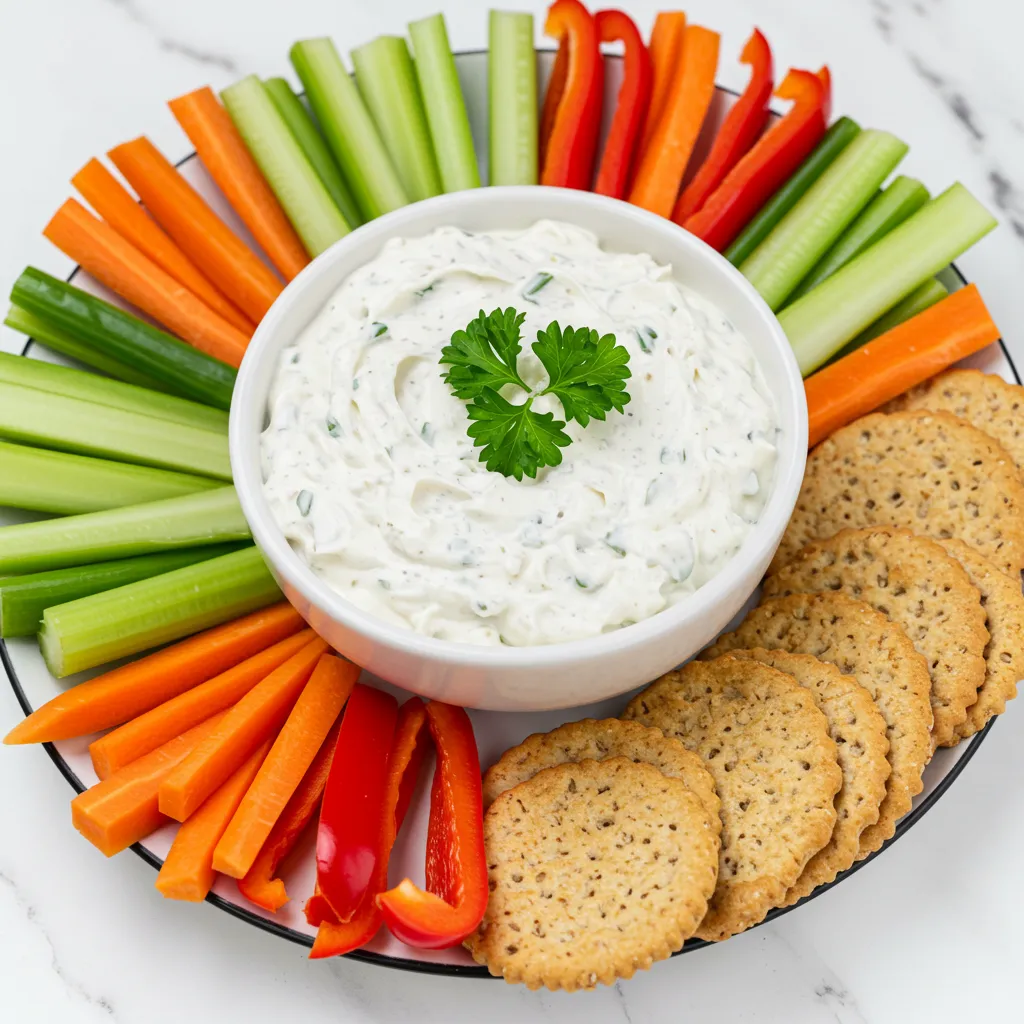 Garlic Herb Cream Cheese Dip recipe