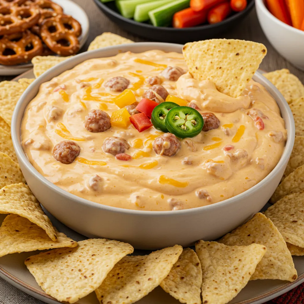 Velveeta Sausage Cheese Dip