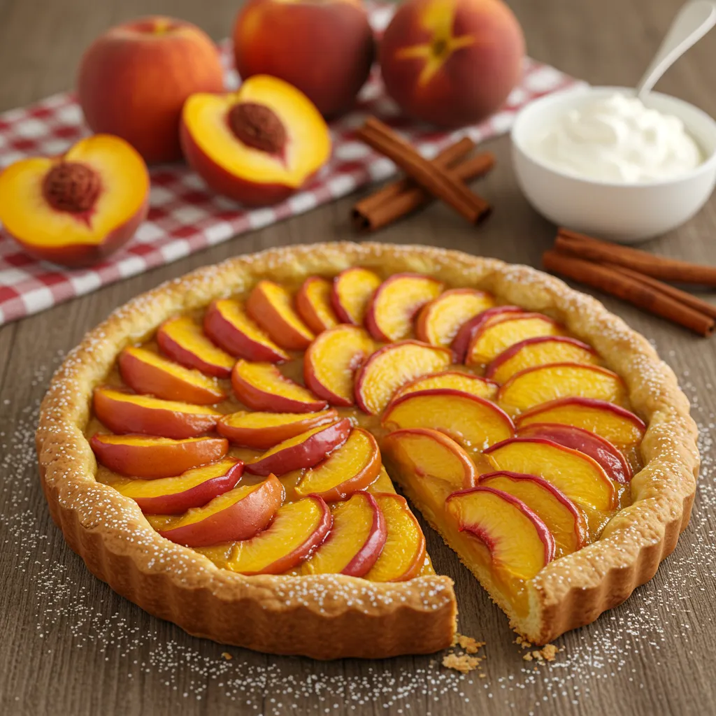 make peach tart filling