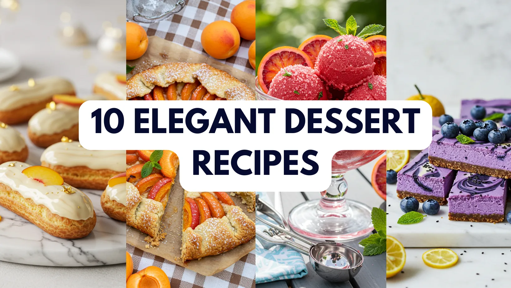 10 Elegant Dessert Recipes