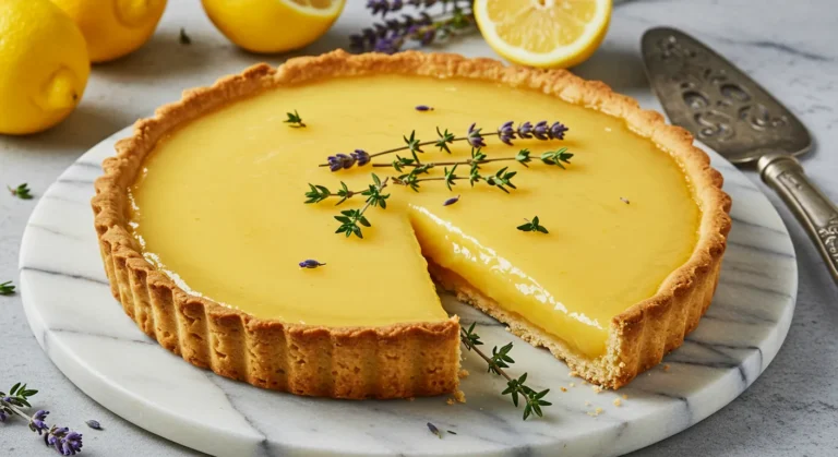 Lavender and Meyer Lemon Tart with Thyme Crust Recipe