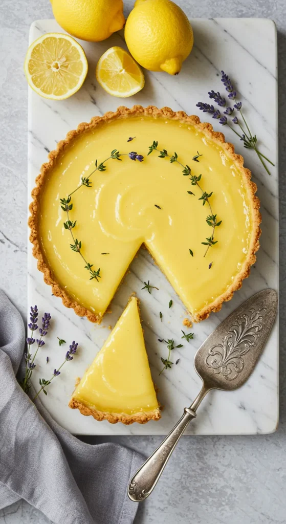 Lavender and Meyer Lemon Tart with Thyme Crust Recipe