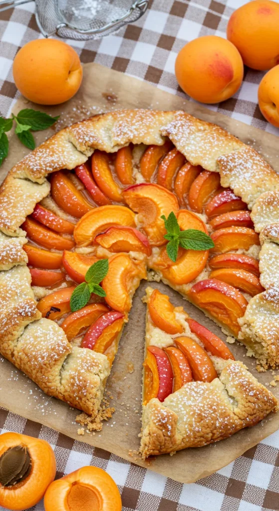 Apricot and Cardamom Galette with Almond Frangipane Recipe