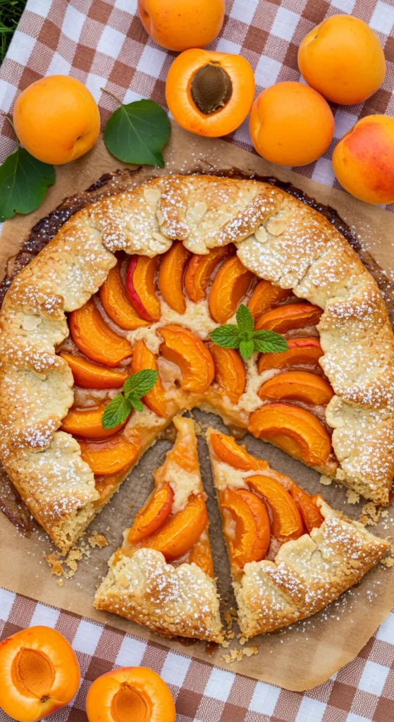 Apricot and Cardamom Galette with Almond Frangipane Recipe