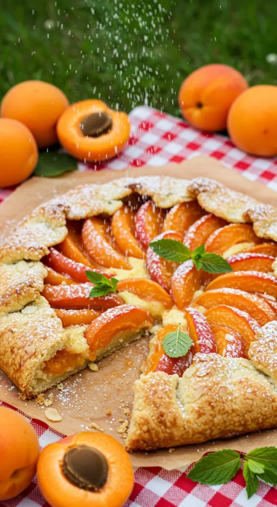 Apricot and Cardamom Galette with Almond Frangipane Recipe